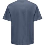 Only & Sons Onsfred Lıfe Rlx Ss Tee Noos Erkek Mavi T-Shirt - 22022532 - 2XL