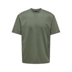 Only & Sons Onsfred Rlx Ss Tee Noos Gri Castor Gray Erkek T-shirt