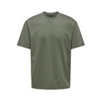 Only & Sons Onsfred Rlx Ss Tee Noos Gri Castor Gray Erkek T-shirt
