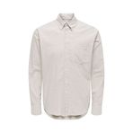 Only & Sons ONSGATON REG LS SHIRT 0360 FRML Erkek Gri Gömlek - 22034511