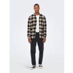 ONLY & SONS ONSGUDMUND ERKEK KARELİ GÖMLEK _lacivert