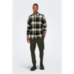 Only & Sons Onsgudmund Ls 3t Check Shırt Noos Erkek Beyaz Uk Gömlek - 22020301