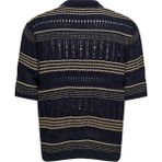 Only & Sons Onskarlos Rlx Ss Resort Polo Knıt Erkek Mavi Kazak - 22033570 - XL