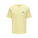 Only & Sons Onskoley Life RLX SS TEE Pastel Sarı Erkek T-shirt