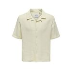 ONLY & SONS Onskyle 0158 SS erkek tişörtü, Egret, S