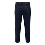 Only & Sons Onsleo Crop Linen Mix 0048 Pant Dark Navy Erkek Pantolon
