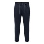 Only & Sons Onsleo Crop Linen Mix 0048 Pant Koyu Lacivert Erkek Pantolon