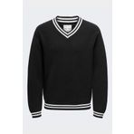 Only & Sons ONSLIMA LIFE REG 5 MIX BOX KNIT BTS Erkek Siyah Kazak - 22031007