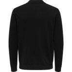 Only & Sons Onslouı Reg 12 Ls Mel Polo Knıt Noos Erkek Siyah T-Shirt - 22033758 - 2XL