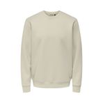 Only & Sons ONSLUCA LIFE REG LS CREW SWEAT Erkek Gri Sweatshirt - 22035201