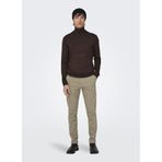 Only & Sons Onsmark Pete Life Slim Chino Gri Pantolon, 34/30, 5003246654, Açık Gri, Erkek