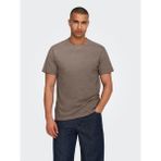 Only & Sons Onsmax Kahverengi Erkek T-Shirt 22025208