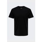 Only & Sons ONSMAX LIFE SS STITCH TEE NOOS Erkek Siyah T-Shirt - 22025208