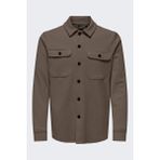 Only & Sons Onsnewkodyl Overshırt Sweat Noos Erkek Kahverengi Uk Gömlek - 22021279