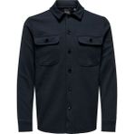 Only & Sons Onsnewkodyl Regular Fit Çift Cepli Gömlek Erkek Gömlek 22021279 - Koyu Lacivert - 2XL