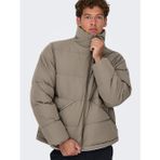 Only & Sons Onspack Lıfe Puffer Jacket Otw Erkek Gri Mont - 22034718