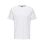 Only & Sons Onssmart Lıfe Reg Ss Tee Erkek Beyaz T-Shirt - 22026726