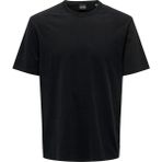 Only & Sons Onssmart Lıfe Reg Ss Tee Erkek Siyah T-Shirt - 22026726 - XL