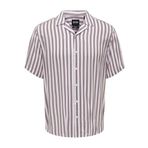 Only & Sons ONSWAYNE LIFE SS VISCOSE SHIRT NOOS Erkek Gömlek, Lila, XL