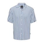 Only & Sons ONSWAYNE LIFE SS VISCOSE SHIRT NOOS Erkek Gömlek, Mavi, M