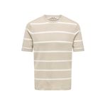 Only & Sons ONSWYLER LIFE REG 14 SS STRIPED KNIT Erkek Gri Kazak - OS22032764
