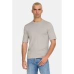 Only & Sons Onswyler Regular Fit Bisiklet Yaka T Shirt Erkek T Shirt 22022928 - Bej