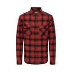 Only & Sons Regular Fit Pamuk Gömlek, L, 22030127, Kırmızı, Erkek