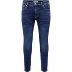 Only & Sons Yüksek Bel Dar Erkek Denim Pantolon 22026095-ONSWARP SKINNY D. BLUE 609, 30-32