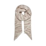 ONLY Zebra Desenli Atkı, Tek Ebat, 15323413, Bej, kadın