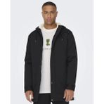 Only&sons 22025690 Alexander Lıfe Parka Kaban - XL - Siyah