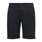 ONLY&SONS Erkek ONSPETER LIFE REGULAR 0013 SHORTS NOOS Şort Koyu Lacivert M