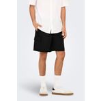 Only&Sons Erkek Siyah Günlük Şort M Beden ONSKAL CARGO 0287 SHORTS Modeli