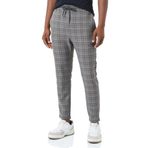 Only&Sons Gri Çizgili Erkek Pantolon