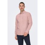 Only&sons Onscaıden Lıfe Ls Solıd L Kiremit Erkek Gömlek - Kırmızı - XL