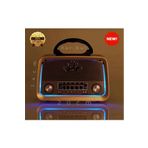 OnlyTech RT-301 Nostaljik Görünümlü Bluetoothlu USB-SD Card Mp3 Çalar Radyo Müzik Kutusu