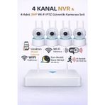 Onmi Ds440 4 Kanal Nvr + 3Mp 4 Kamera Full Color Mik. Ptz Wifi Setapronx Ds440 4 Kanal Nvr + 3Mp 4 11.03.01.002400