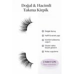 ONNA PROFESSIONAL Cat Eyes Yarım Takma Kirpik | Doğal & Hacimli – Hafif ve Esnek Yapı – Tekrar Kullanılabilir