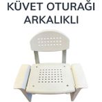 ONNO KÜVET OTURAĞI ARKALIKLI BEYAZ
