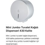 Onno Mini Jumbo Tuvalet Kağıt Dispenseri – 430 Kalite - Krom