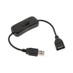 On/off Anahtarlı Usb Uzatma Kablosu Anahtarı Güç Kontrolü Led Için Geçiş- Dişi-erkek