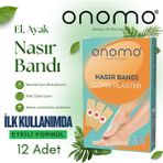 Onomo Health Nasır Bandı Yumuşak Dokulu Etkili Çözüm 12 Adet El ve Ayak Bakımı İçin
