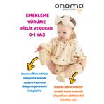 Onomo Life Bebek Yürüme Emekleme Çorap ve Dizlik Seti 1 Çift Karışık Renkler