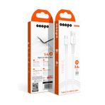 Onopo Android Xiaomi Uyumlu Şarj Kablosu Type-c To Usb Kablo 3.4a Uyumlu Hızlı Şarj Ve Data Kablosu 1m -Q7
