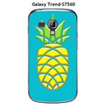 Onozo Koruyucu kılıf ananas turkuaz Samsung Galaxy Trend – S7560 için