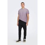 Onsfred Lıfe Rlx Ss Tee Noos Erkek Gri T-Shirt - 22022532 - M