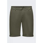 Onspeter Lıfe Regular 0013 Shorts Noos Erkek Yeşil Şort - 22027905
