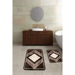 ontheclouds Banyo Halısı Ikili Klozet Takımı 60x100 + 40x60, Pembe
