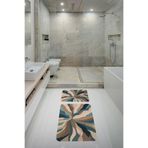 ontheclouds Banyo Halısı Ikili Klozet Takımı Kaymaz Tabanlı Banyo Paspas Takımı, Siyah