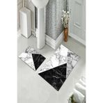 ontheclouds Banyo Halısı Ikili Klozet Takımı Kaymaz Tabanlı, NoColor-006a8af8
