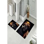 ontheclouds Banyo Halısı Ikili Klozet Takımı Kaymaz Tabanlı, NoColor-0a66bc30
